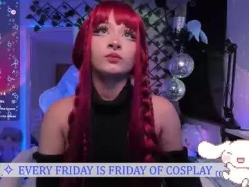 _heavenly_blue_ — .*: LETS HAVE FUN!  PLEASE HELP ME TO CUM AND MAKE MY ASS RED>< !  #goth #ahegao #cosplay #bigass #tattoo -- Current Goal:  Make me Horny  once countdown reaches zero
