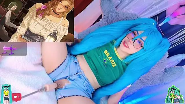 mitsuki-- — spanks+Ahegao+yamete of Miku 